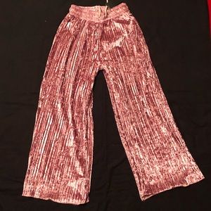 Kimberly C pleated palazzo pants